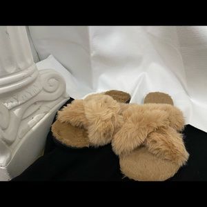 Fur Slippers (Faux)